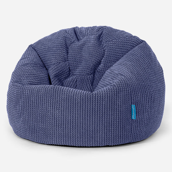 Klassicher Kindersessel Sitzsack 1-5 jahren - Pom-Pom Lila 01