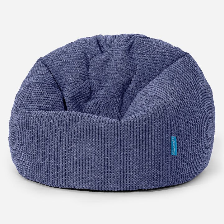 Klassicher Kindersessel Sitzsack 1-5 jahren - Pom-Pom Lila 01