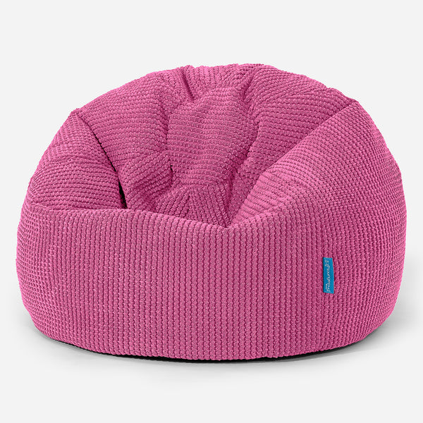 Klassicher Kindersessel Sitzsack 1-5 jahren - Pom-Pom Pink 01