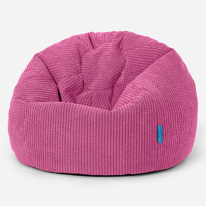 Klassicher Kindersessel Sitzsack 1-5 jahren - Pom-Pom Pink 01