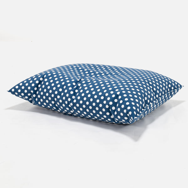 Kinder Sitzkissen 1-6 jahren - Druck Blau Getupft Fabric Close-up Image