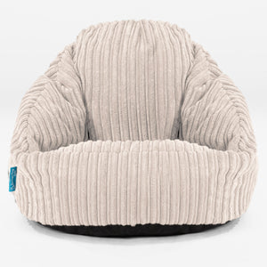 Bubble Kinder-Sitzsack Sessel 1-3 jahren - Cord Elfenbein
