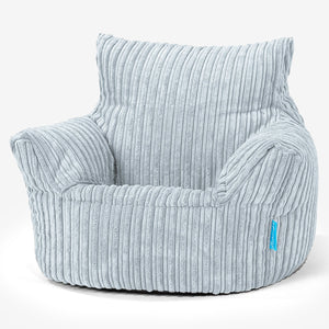 Klein Kindersessel Sitzsack 1-3 jahren - Cord Baby Blau