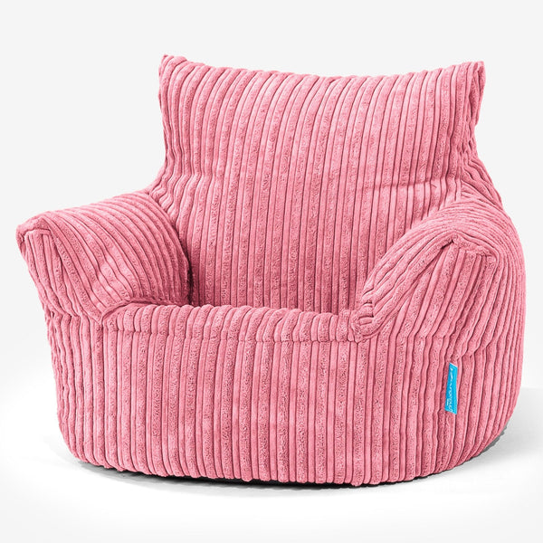 Klein Kindersessel Sitzsack 1-3 jahren - Cord Koralle 01
