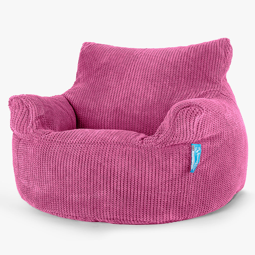 Kindersessel Sitzsack 3-8 jahren - Pom-Pom Pink 01