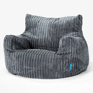 Kindersessel Sitzsack 3-8 jahren - Cord Schiefergrau