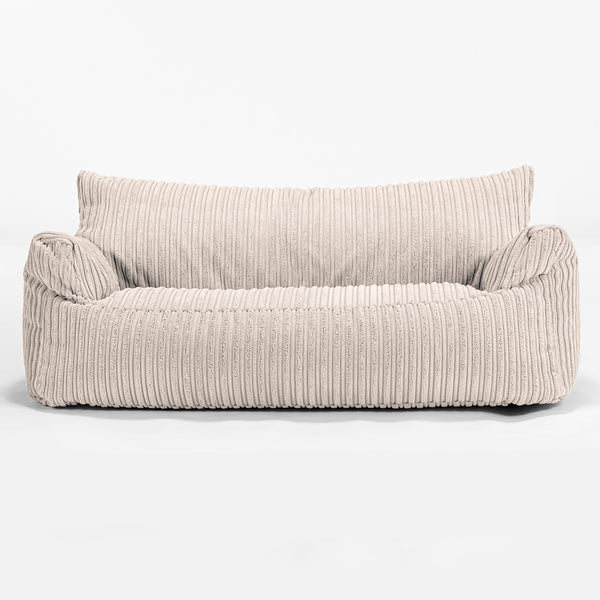 Josephine Sitzsack Sofa für Kinder 1-5 Jahre - Cord Elfenbein 01