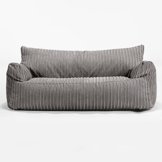 Josephine Sitzsack Sofa für Kinder 1-5 Jahre - Cord Graphitgrau 01