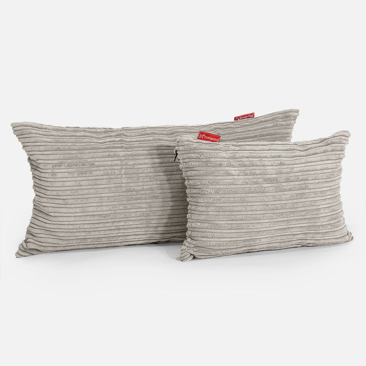 Kissen 35 x 50cm - Cord Nerzfarben 03