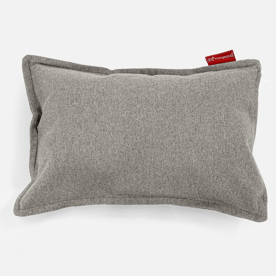 Kissen 35 x 50cm - Interalli Wolle Silber 01