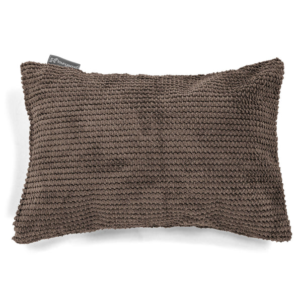 Kissen 35 x 50cm - Pom-Pom Schoko 01