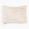 Dekokissen / Sofa Kissenbezug 35 x 50cm - Ultra Plüsch Cord Creme 01