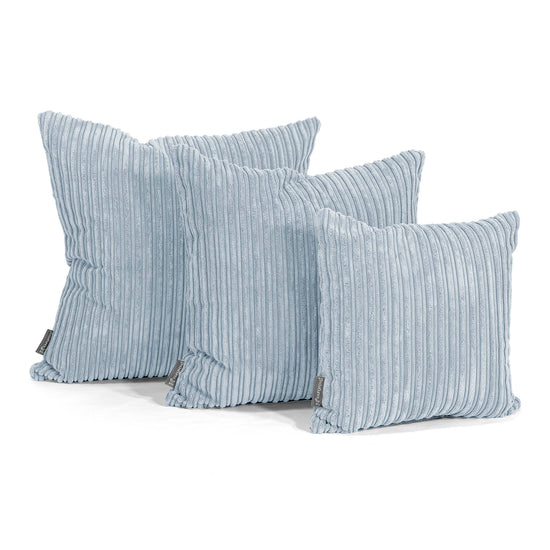 Kissen 47 x 47cm - Cord Baby Blau 02