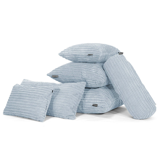 Kissen 47 x 47cm - Cord Baby Blau 04