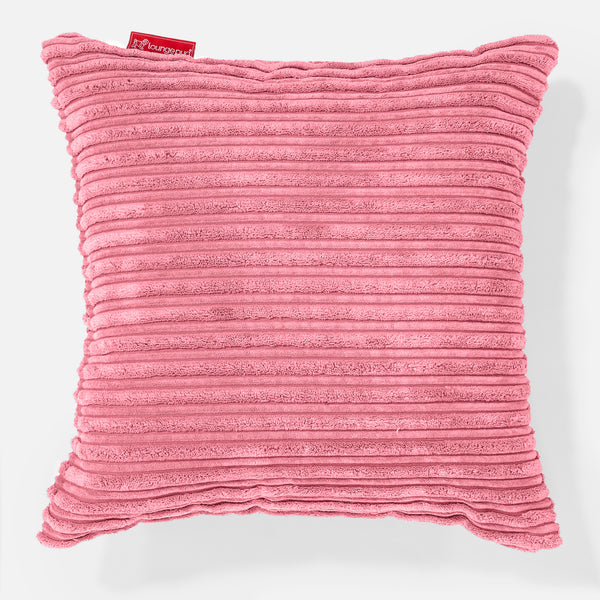 Kissen 47 x 47cm - Cord Koralle 01