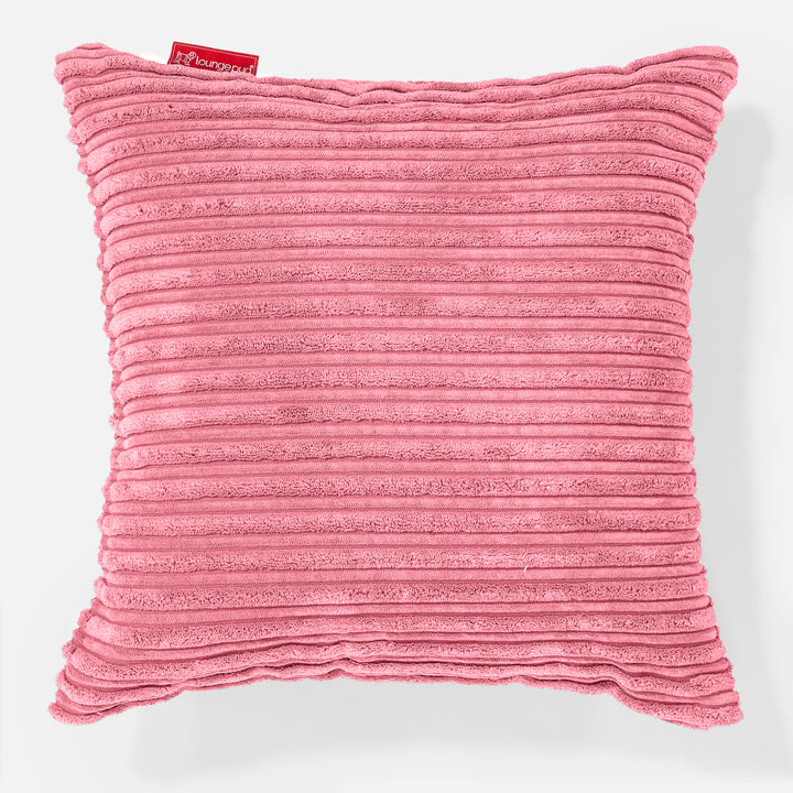 Kissen 47 x 47cm - Cord Koralle 01
