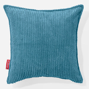 Dekokissen / Sofa Kissenbezug 47 x 47cm - Pom-Pom Türkis