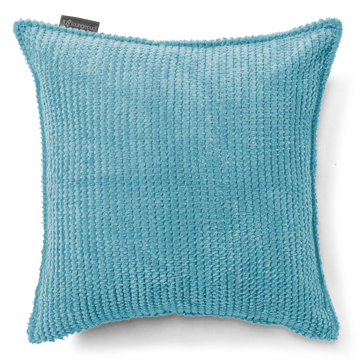 Lounge Pug Kissen 47 x 47cm Waffle Cord Türkis Zierkissen Sofakissen Dekokissen– Big Bertha Original DE