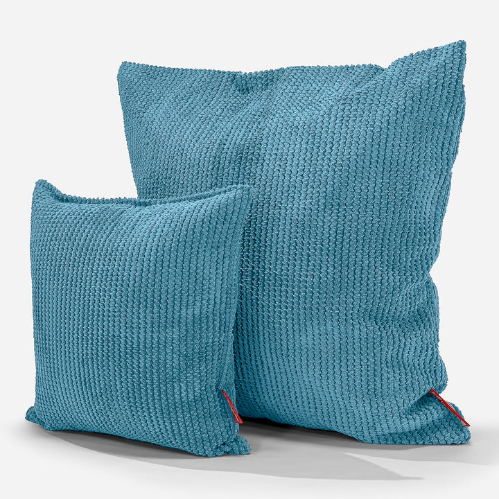 Kissen 47 x 47cm - Pom-Pom Türkis 02
