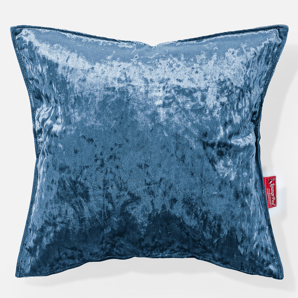 Extra Große Kissen 70 x 70cm - Retro-Samt Türkis 01