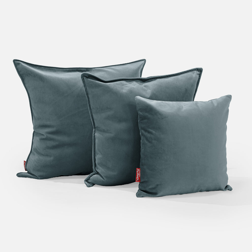 Kissen 47 x 47cm - Samt Türkis 02