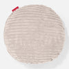 Kissen Rund 50cm - Cord Elfenbein 01