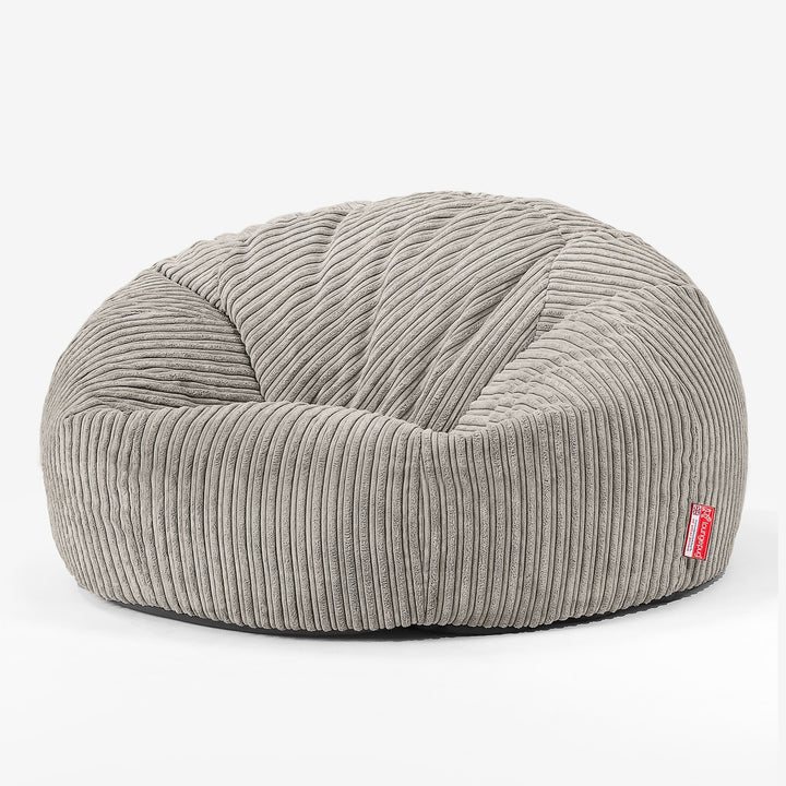 Kinder Sitzsack Sofa 6-14 Jahre - Cord Nerzfarben 02