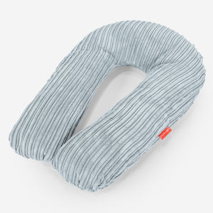 Knuddelkissen - Cord Baby Blau