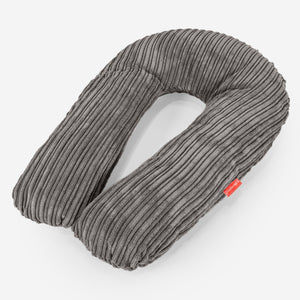 Knuddelkissen - Cord Graphitgrau