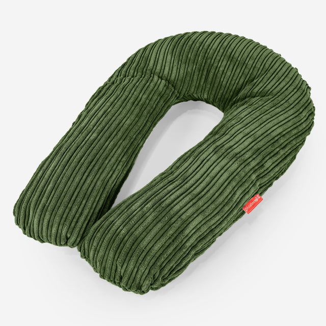 Knuddelkissen - Cord Nadelwaldgrün 01