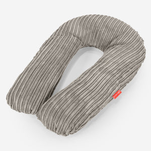Knuddelkissen - Cord Nerzfarben