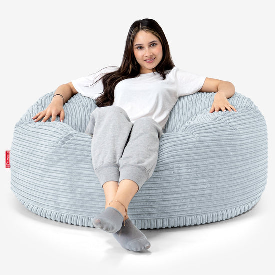 Mammoth Sofa Sitzsack XXL - Cord Baby Blau 01