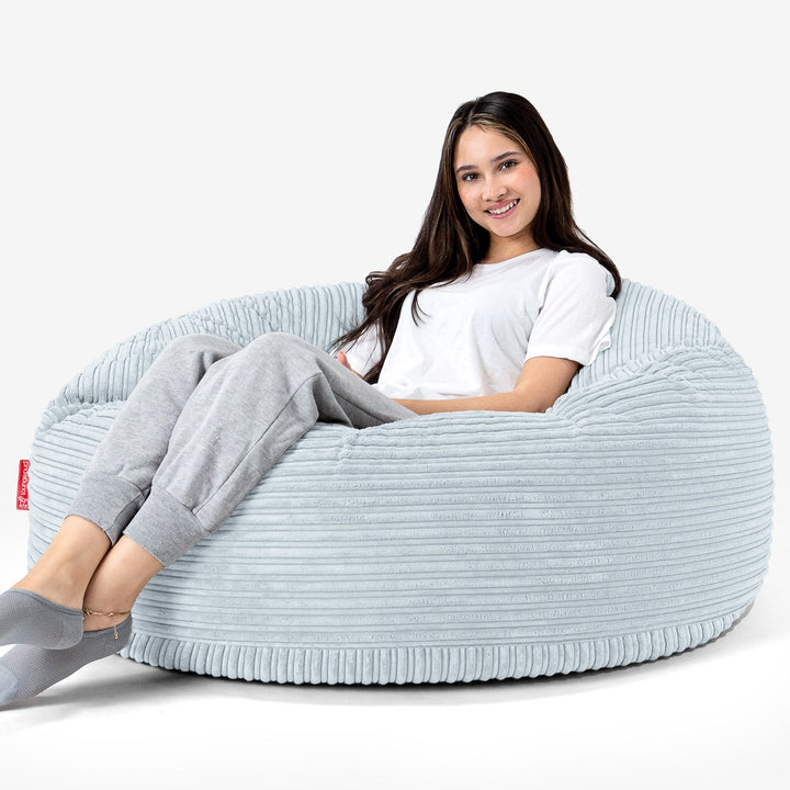 Mammoth Sofa Sitzsack XXL - Cord Baby Blau 04
