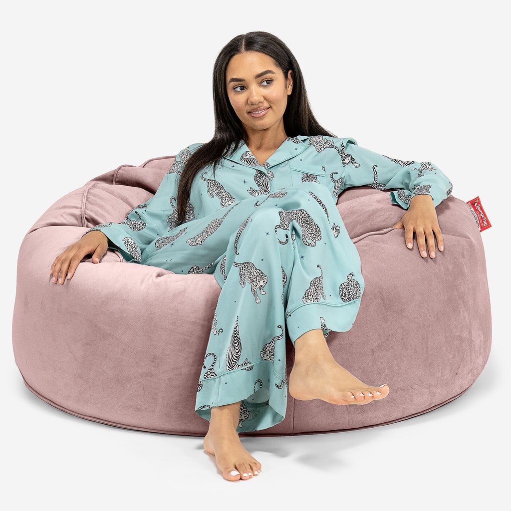 Mammoth Sofa Sitzsack XXL - Samt Pink 01