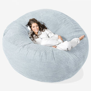 Mega-Mammoth Sofa Sitzsack XXL - Cord Baby Blau