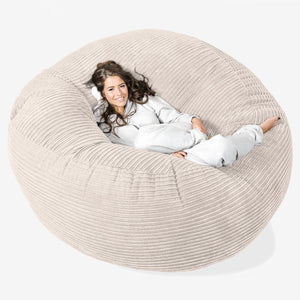 Mega-Mammoth Sofa Sitzsack XXL - Cord Elfenbein