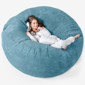 Mega-Mammoth Sofa Sitzsack XXL - Cord Türkis