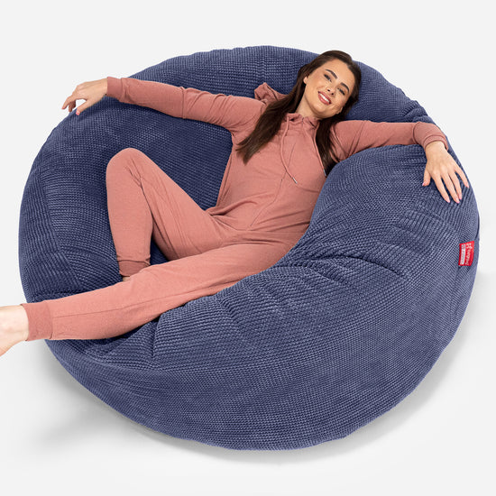 Mega-Mammoth Sofa Sitzsack XXL - Pom-Pom Lila 01