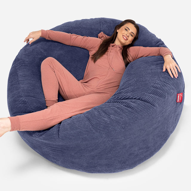 Mega-Mammoth Sofa Sitzsack XXL - Pom-Pom Lila 01