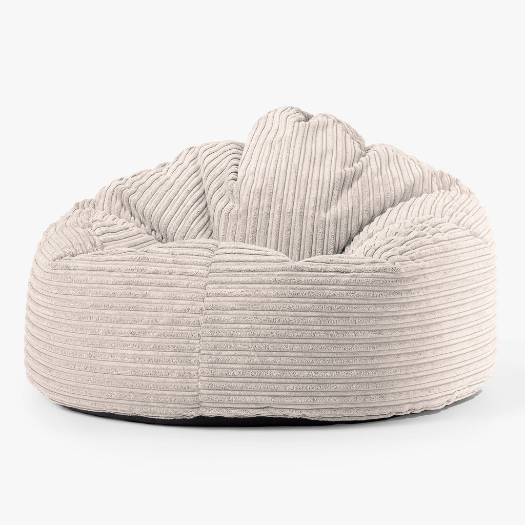 Mini-Mammoth Sitzsack - Cord Elfenbein 01