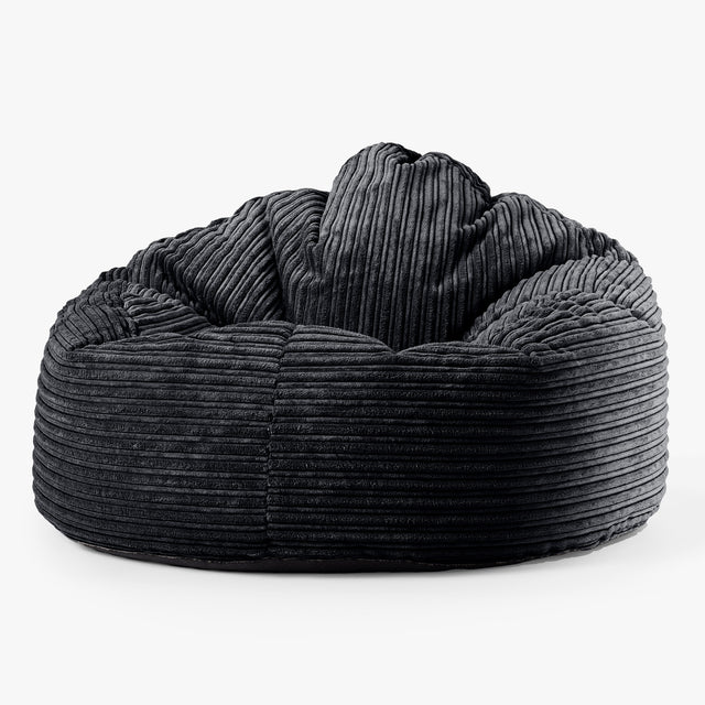 Archi Sitzsack - Cord Schwarz 01
