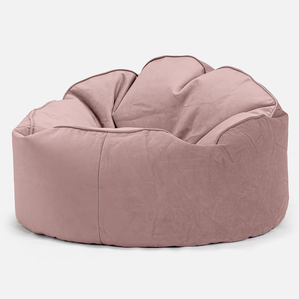 Mini-Mammoth Sitzsack - Samt Pink 01