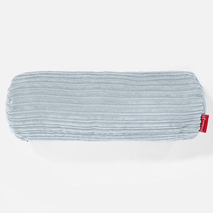 Nackenrolle Kissen 20 x 55cm - Cord Baby Blau 02