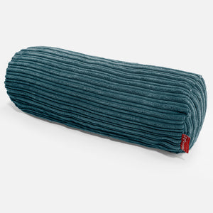 Nackenrolle Dekokissen / Sofa Kissenbezug 20 x 55cm - Cord Blaugrün