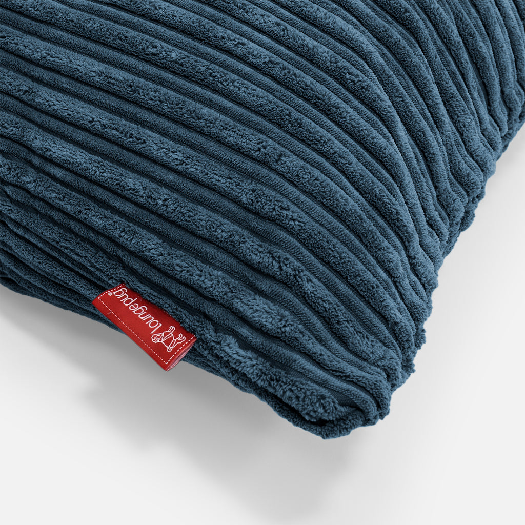Nackenrolle Kissen 20 x 55cm - Cord Marineblau 04