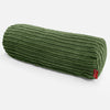 Nackenrolle Dekokissen / Sofa Kissenbezug 20 x 55cm - Cord Nadelwaldgrün 01