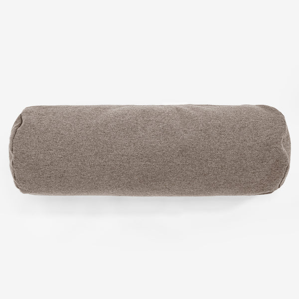 Nackenrolle Kissen 20 x 55cm - Interalli Wolle Biscuit 01