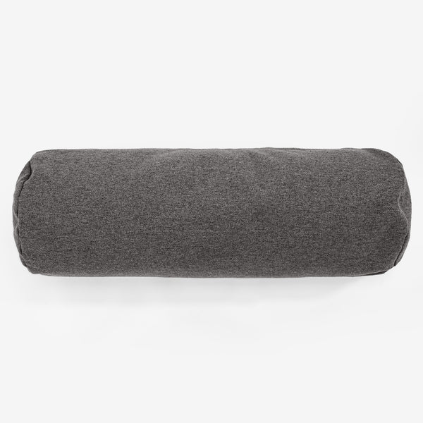 Nackenrolle Kissen 20 x 55cm - Interalli Wolle Grau 01