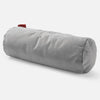 Nackenrolle Dekokissen / Sofakissen 20 x 55cm - Samt Silber 01