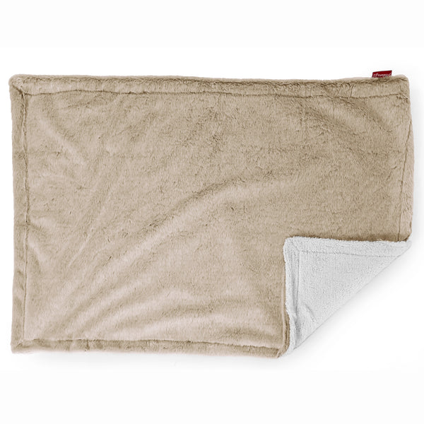 Sherpa-Decke - Kaninchen Kunstfell Goldbraun 01